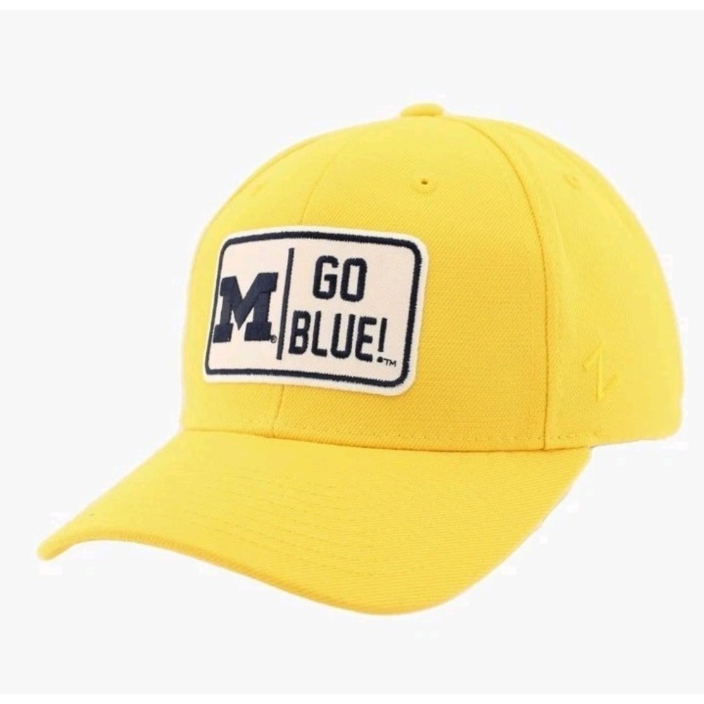 Michigan Wolverines: Zephyr Go Blue Gold/Yellow Snapback Hat Cap NCAA College